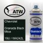 Preview: Chevrolet, Granada Black Mica, 19U / WA242L: 400ml Sprühdose, von ATW Autoteile West.